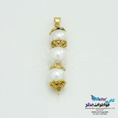 آویز طلا - طرح مروارید نشان