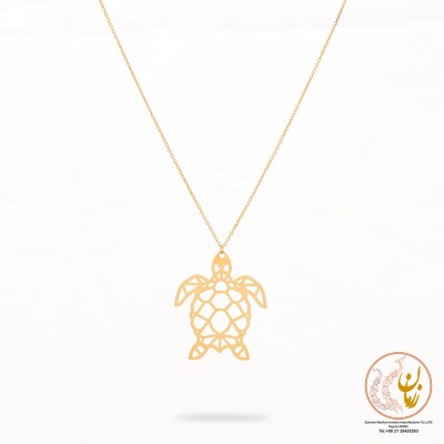 گردنبند طلا - طرح لاکپشت