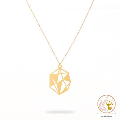 گردنبند طلا - طرح هندسی