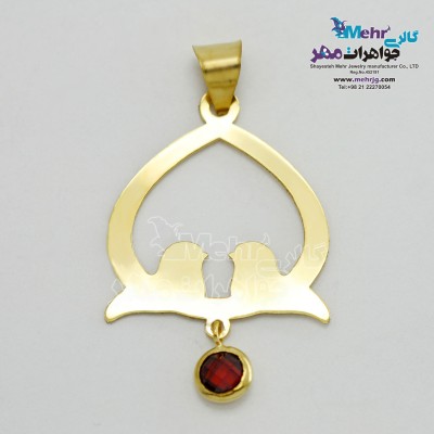 آویز طلا - طرح پرنده