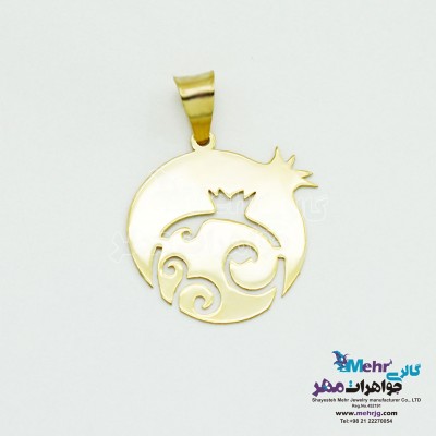 آویز طلا - طرح انار