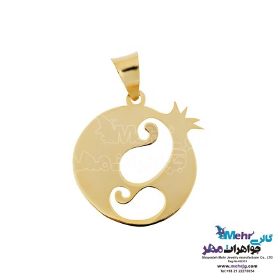آویز طلا - طرح انار
