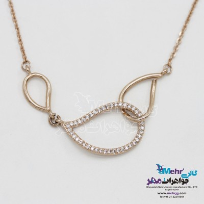 گردنبند طلا - طرح اشک