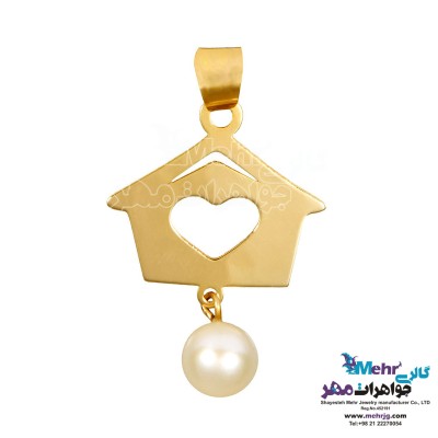 آویز طلا - طرح کلبه