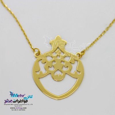 گردنبند طلا - طرح انار