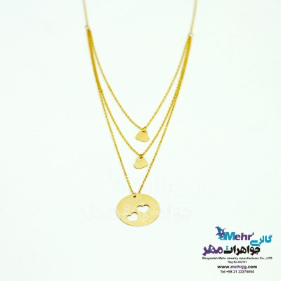 گردنبند طلا - طرح قلب