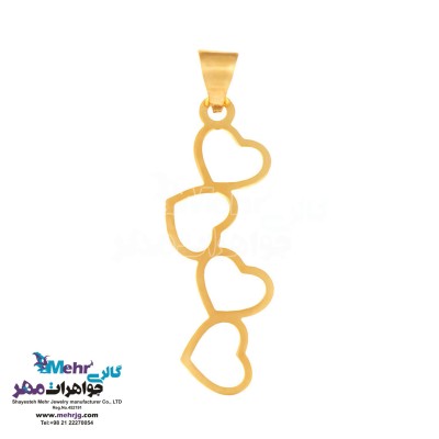 آویز طلا - طرح قلب