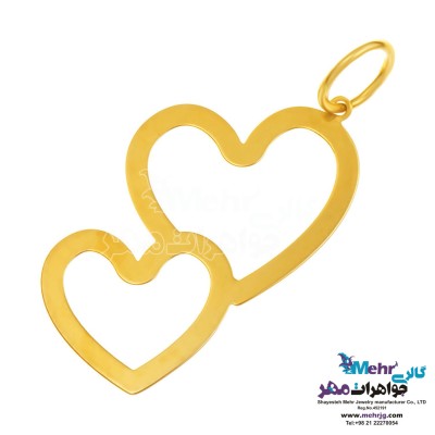 آویز طلا - طرح قلب