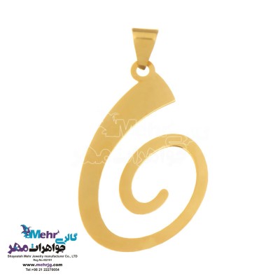 آویز طلا - طرح اسپیرال