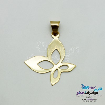 آویز طلا - طرح پروانه