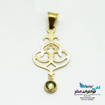 آویز طلا - طرح اسلیمی