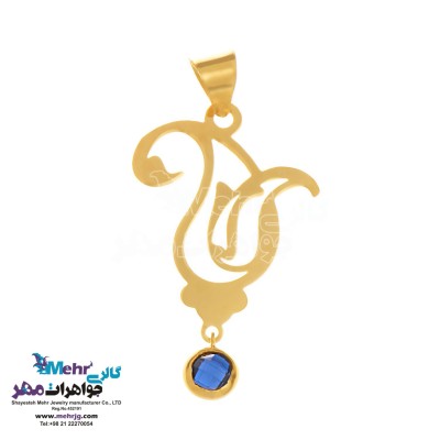 آویز طلا - طرح بته جقه