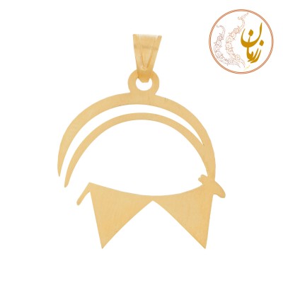 آویز طلا - طرح نقوش سفال ایران باستان