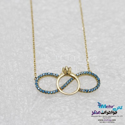 گردنبند طلا - طرح بی نهایت