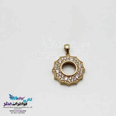 آویز طلا - طرح هندسی