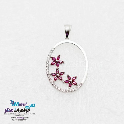 آویز طلا - طرح گل مارکیز