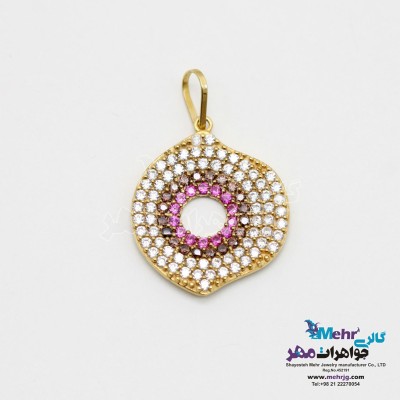 آویز طلا - طرح چاله فضایی