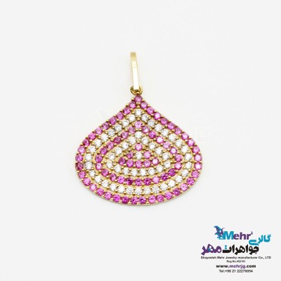 آویز طلا - طرح قطره
