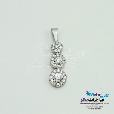 آویز طلا - طرح سه گل