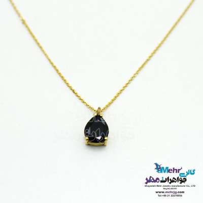 گردنبند طلا - طرح اشک