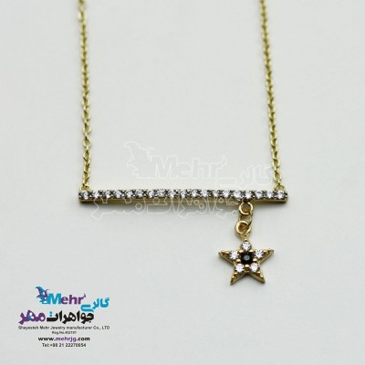 گردنبند طلا - طرح ستاره