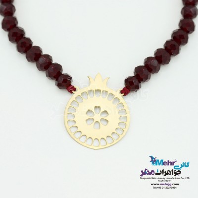 گردنبند طلا - طرح انار