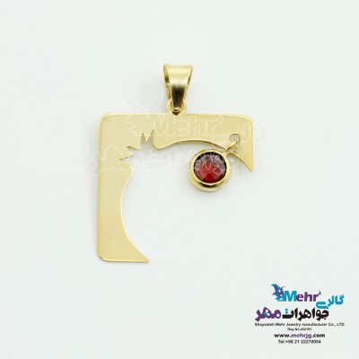 آویز طلا - طرح انار