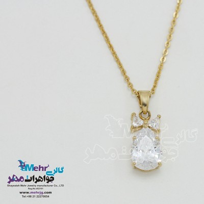 آویز طلا - طرح پاپیون