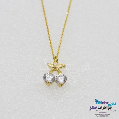 گردنبند طلا - طرح گیلاس