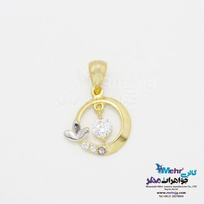 آویز طلا - طرح دایره