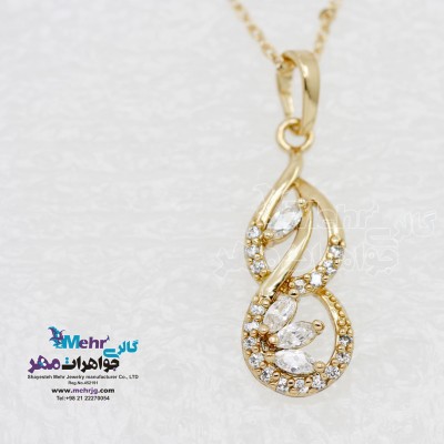 آویز طلا - طرح قطره