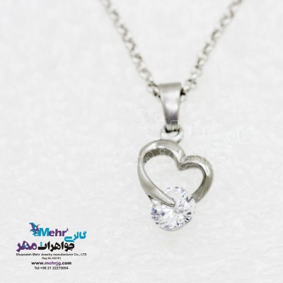 آویز طلا - طرح قلب