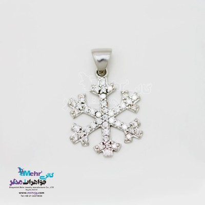 آویز طلا - طرح برف
