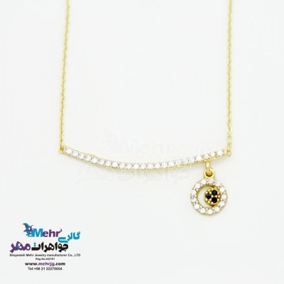 گردنبند طلا - طرح دایره