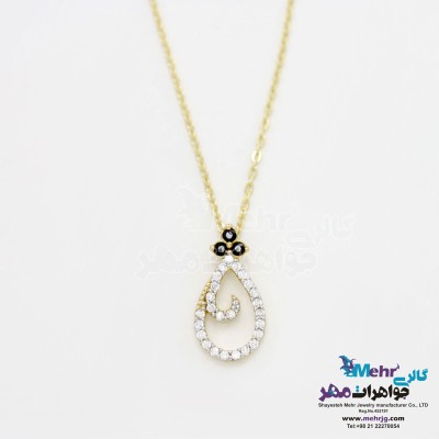 گردنبند طلا - طرح قطره