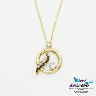 گردنبند طلا - طرح دایره