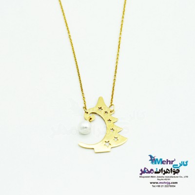 گردنبند طلا - طرح درخت کریسمس