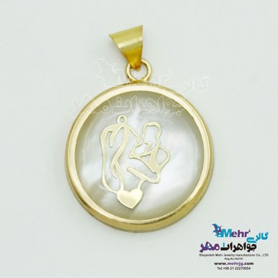 آویز طلا - طرح مادر و بچه