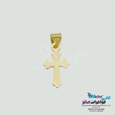آویز طلا - طرح صلیب