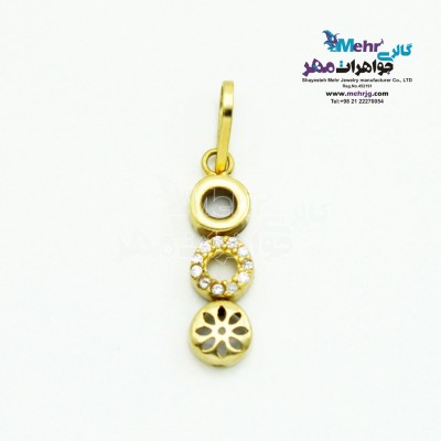 آویز طلا - طرح هندسی