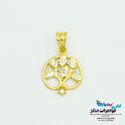 آویز طلا - طرح درخت