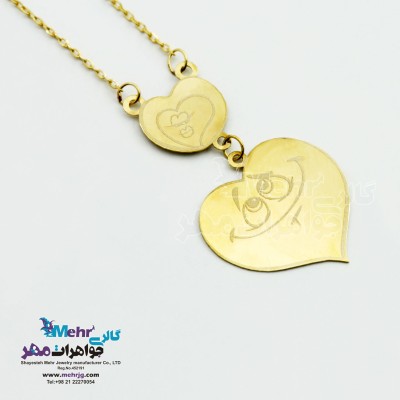 گردنبند طلا - طرح قلب