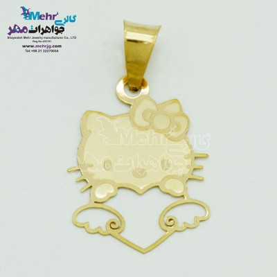 آویز طلا - طرح کیتی