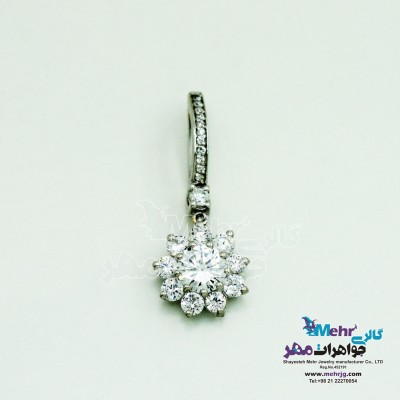 آویز طلا - طرح گل