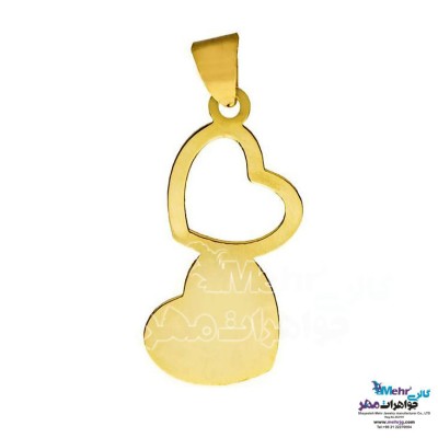 آویز طلا - طرح قلب