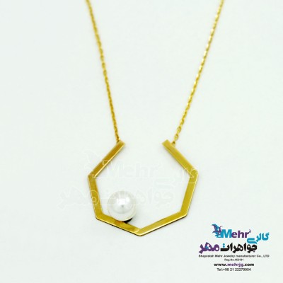 گردنبند طلا - طرح هندسی