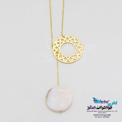 گردنبند طلا - طرح دایره
