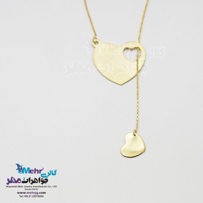 گردنبند طلا - طرح قلب