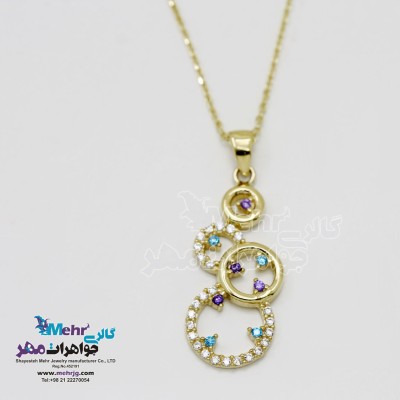 آویز طلا - طرح برمس