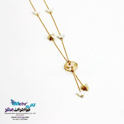 گردنبند طلا - طرح پروانه